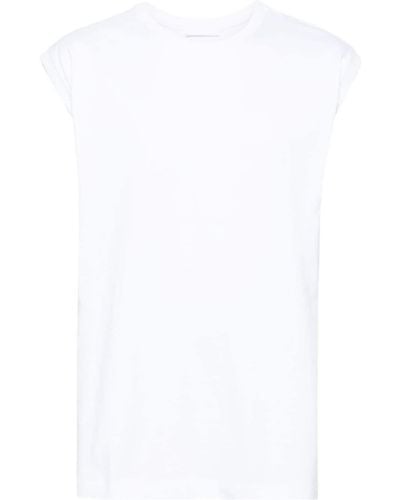 Helmut Lang Muscle Cotton Tank Top - White
