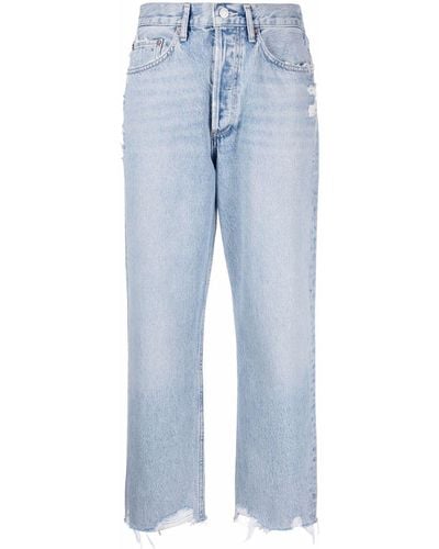 Agolde Jeans crop anni '90 - Blu