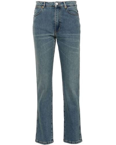 JOSEPH Halbhohe York Jeans mit geradem Bein - Blau