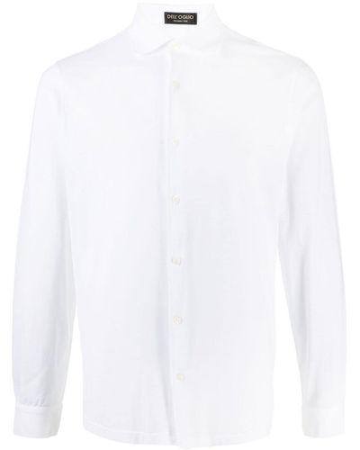 Dell'Oglio ポインテッドカラー シャツ - ホワイト