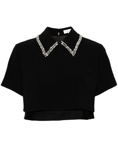 A.L.C. Lark Crystal-embellished T-shirt - Black