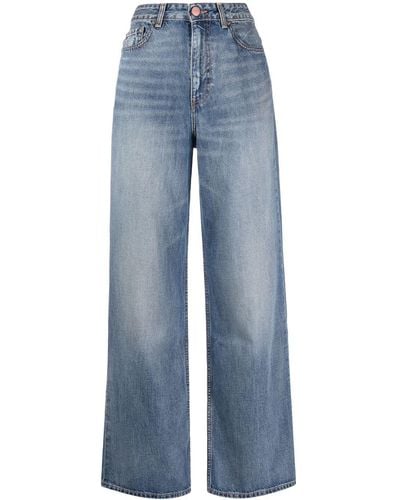 Ganni Weite Magny Jeans - Blau