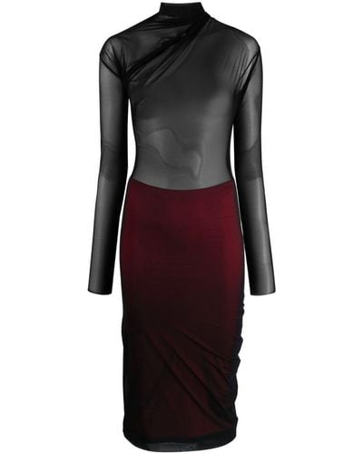 Amazuìn Gelaagde Mini-jurk - Zwart