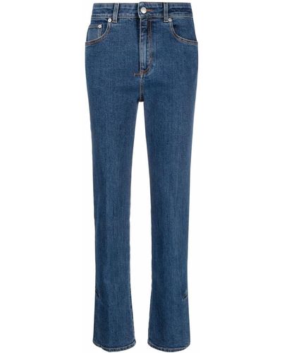 Alexander McQueen Jeans mit geradem Bein - Blau