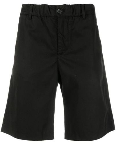 NN07 Knee-lenght Lyocell Shorts - Black