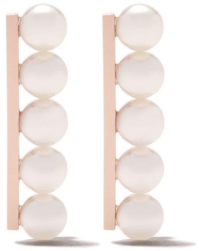 Tasaki 18kt Rose Gold Balance Plus Earrings - Multicolour