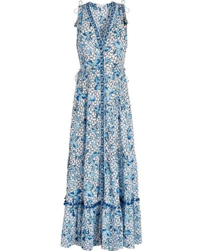 Vilebrequin X Poupette St Barth Ivy Tiered Dress - Blue