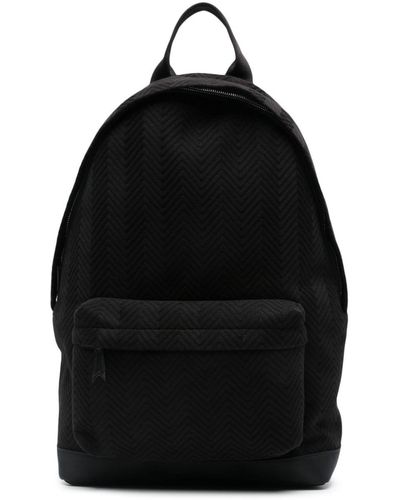 Missoni Zigzag-pattern Cotton Backpack - Black