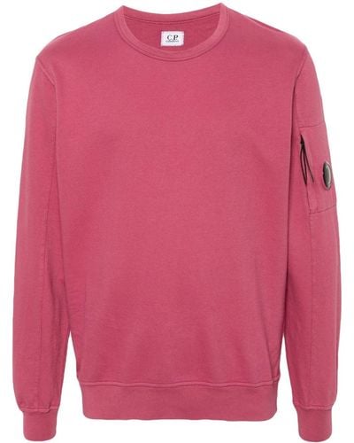C.P. Company Sweatshirt mit Linsen-Detail - Pink