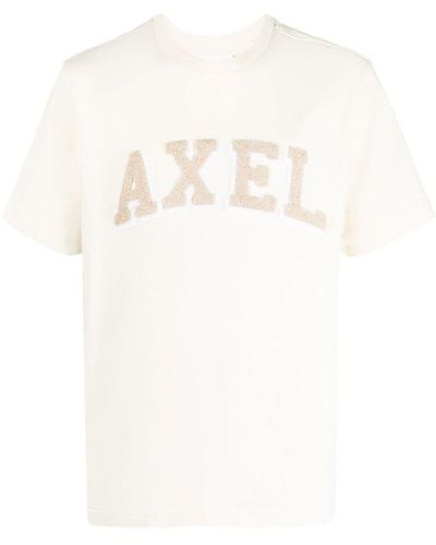 Axel Arigato T-shirt Met Patch - Wit