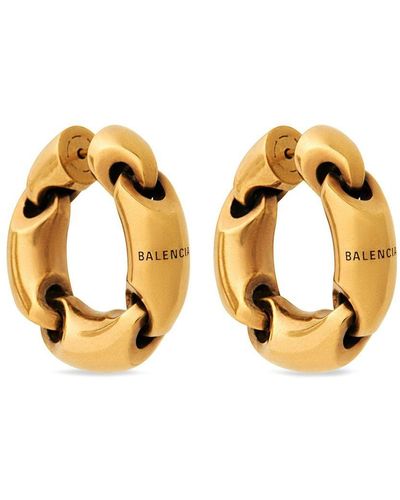 Balenciaga Solid 2.0 Earrings - Metallic