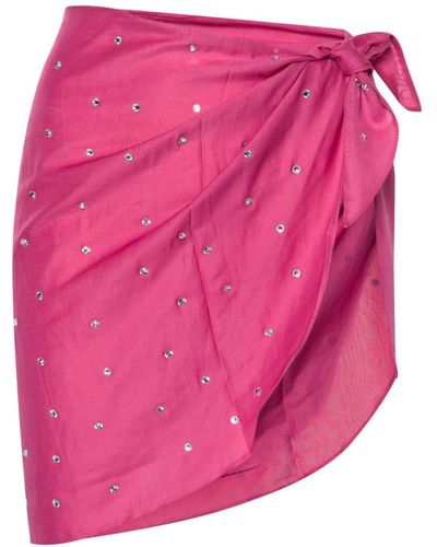 Oséree Gem Crystal-embellished Pareo - Pink