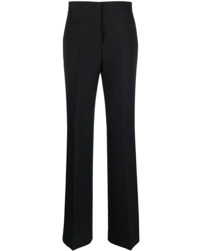 MSGM Mid-rise Tailored Trousers - Black