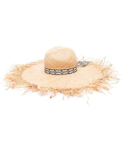 Alanui Wide-brim Raffia Sun Hat - Natural