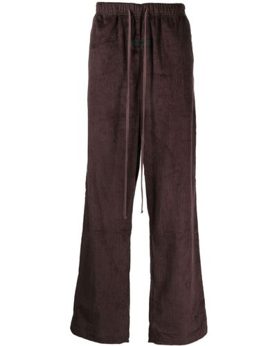 Fear Of God Drawstring Corduroy Track Trousers - Brown