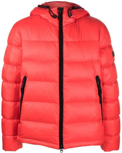 Peuterey Logo-patch Padded Jacket - Red