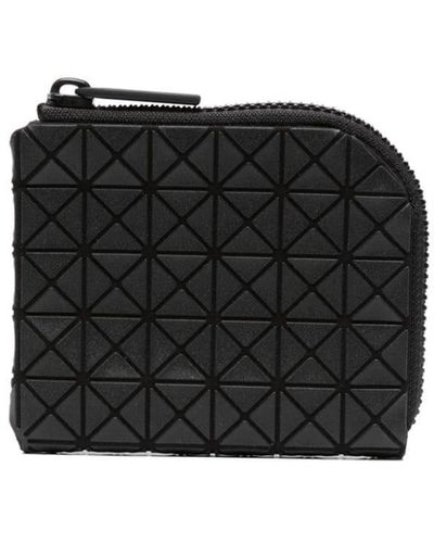 Bao Bao Issey Miyake Geometric-design Cotton Wallet - Black