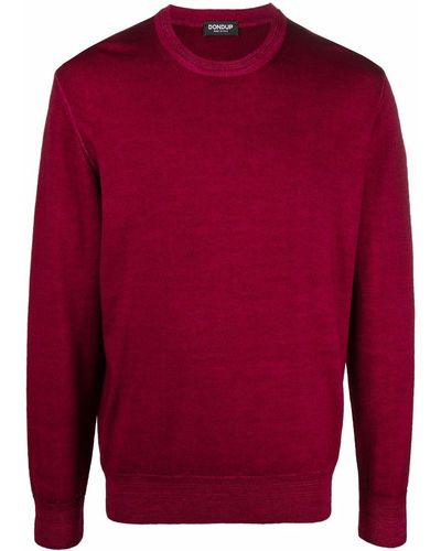 Dondup Round Neck Sweater - Red