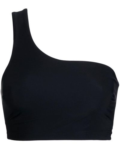 Bondi Born Ollie One-shoulder Bikini Top - Black