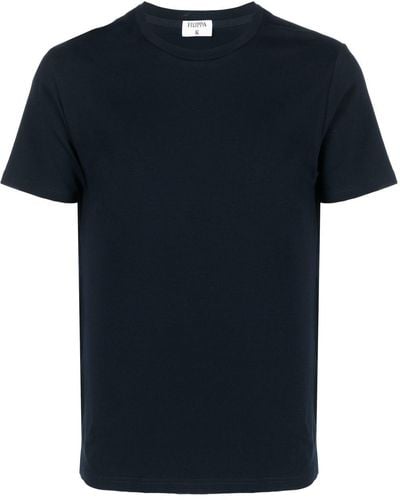 Filippa K T-shirt Met Ronde Hals - Zwart