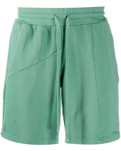 Retrosuperfuture Deconstructed Drawstring Shorts - Green