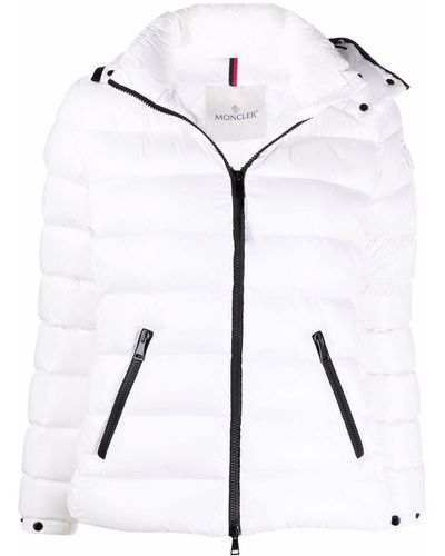 Moncler Bady Logo Puffer Jacket - White