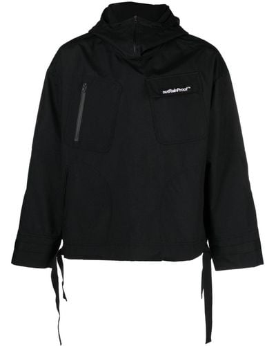 Styland X Notrainproof Ripstop Pull-over Jacket - Black