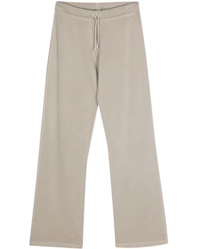Paloma Wool Logo-embroidered Straight Trousers - Natural