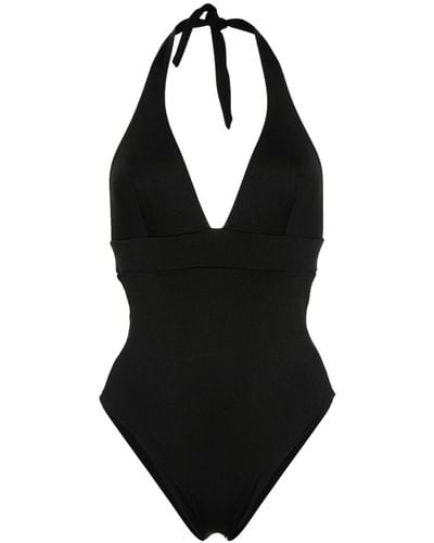 Mc2 Saint Barth Marylin Low-back Swimsuit - Black