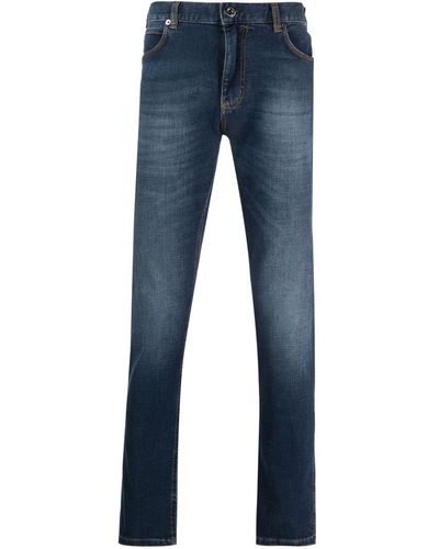 Emporio Armani Straight Jeans - Blauw