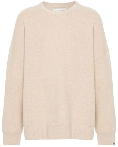 Extreme Cashmere Drop-shoulder Sweater - Natural