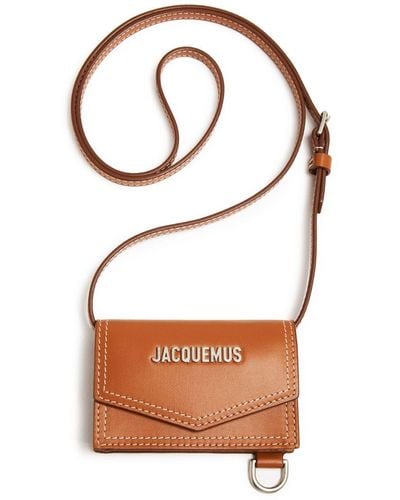Jacquemus Le Porte Azur Leather Clutch Bag - White