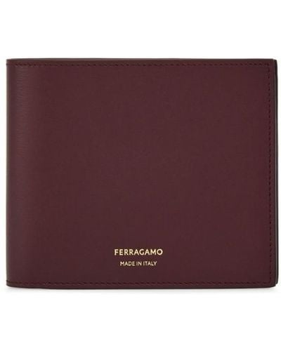 Ferragamo Classic 二つ折り財布 - パープル