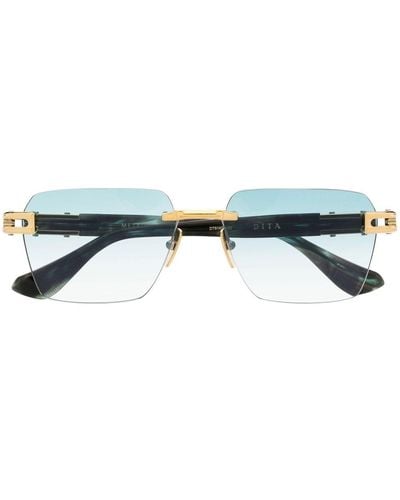 Dita Eyewear Meta-evo One Frameless Sunglasses - Metallic