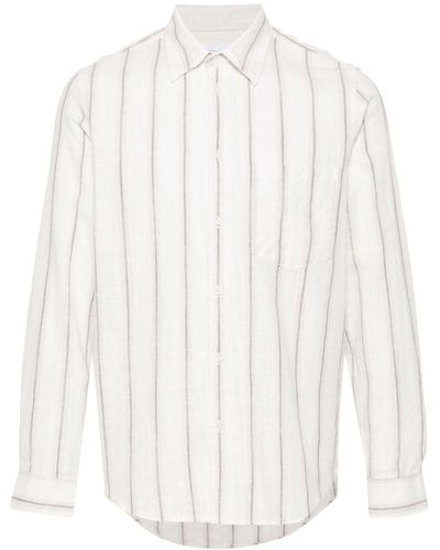 Samsøe & Samsøe Liam Fp Striped Shirt - White