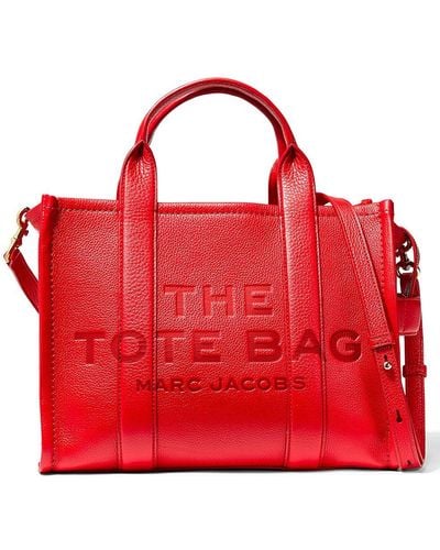 Marc Jacobs Medium The Leather Tote Bag - Red