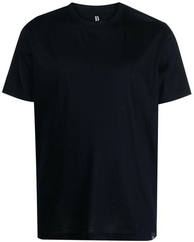 BOGGI Crew-neck Cotton T-shirt - Black