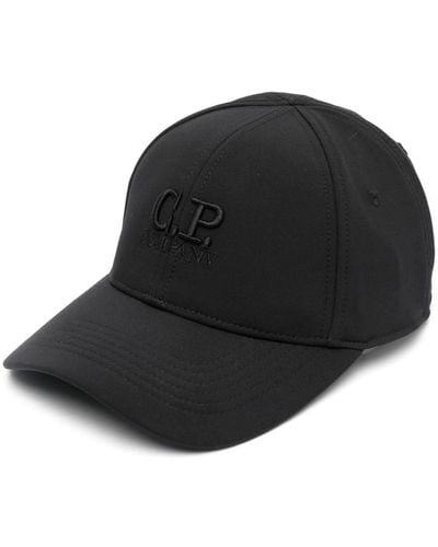 C.P. Company Logo-embroidered Baseball Cap - Black