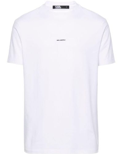 Karl Lagerfeld ロゴ Tシャツ - ホワイト