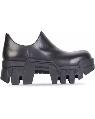 Balenciaga Bulldozer Platform Shoes - Black