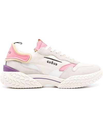 GHŌUD Tyre Panelled Trainers - Pink