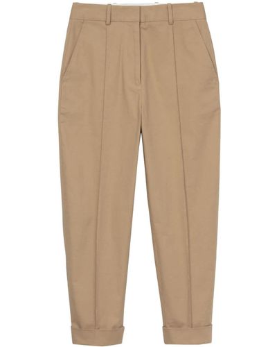 3.1 Phillip Lim Tapered-leg Cropped Trousers - Natural