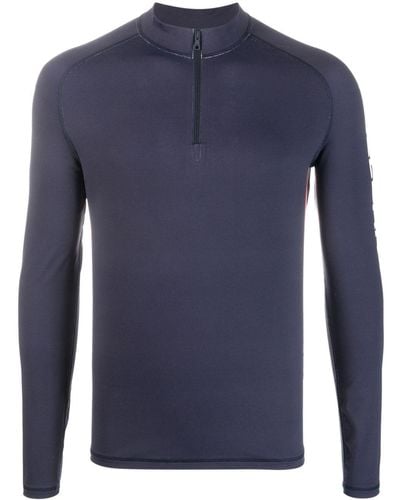 Orlebar Brown Logo-print Compression Sweater - Blue