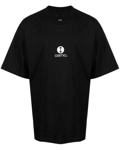 OAMC Photograph-patch Oversized T-shirt - Black