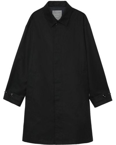 Yohji Yamamoto X Neighborhood manteau en coton - Noir