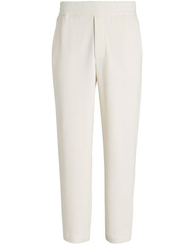 Zegna Tapered Track Trousers - White