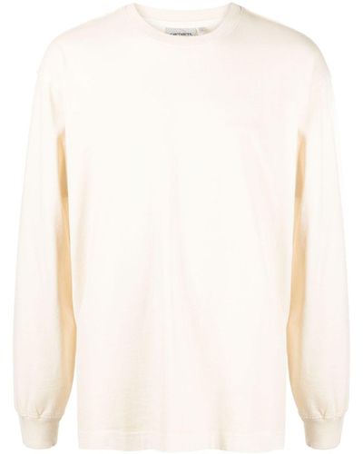 Carhartt Marfa Long-sleeve Cotton T-shirt - Natural