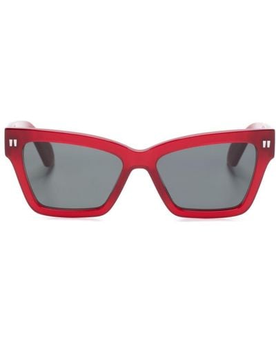 Off-White c/o Virgil Abloh Cincinnati Cat-eye Sunglasses - Red