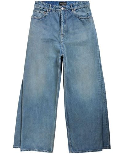 Balenciaga Jeans a vita media - Blu