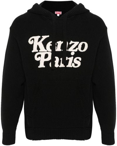 KENZO X Verdy hoodie en maille épaisse - Noir